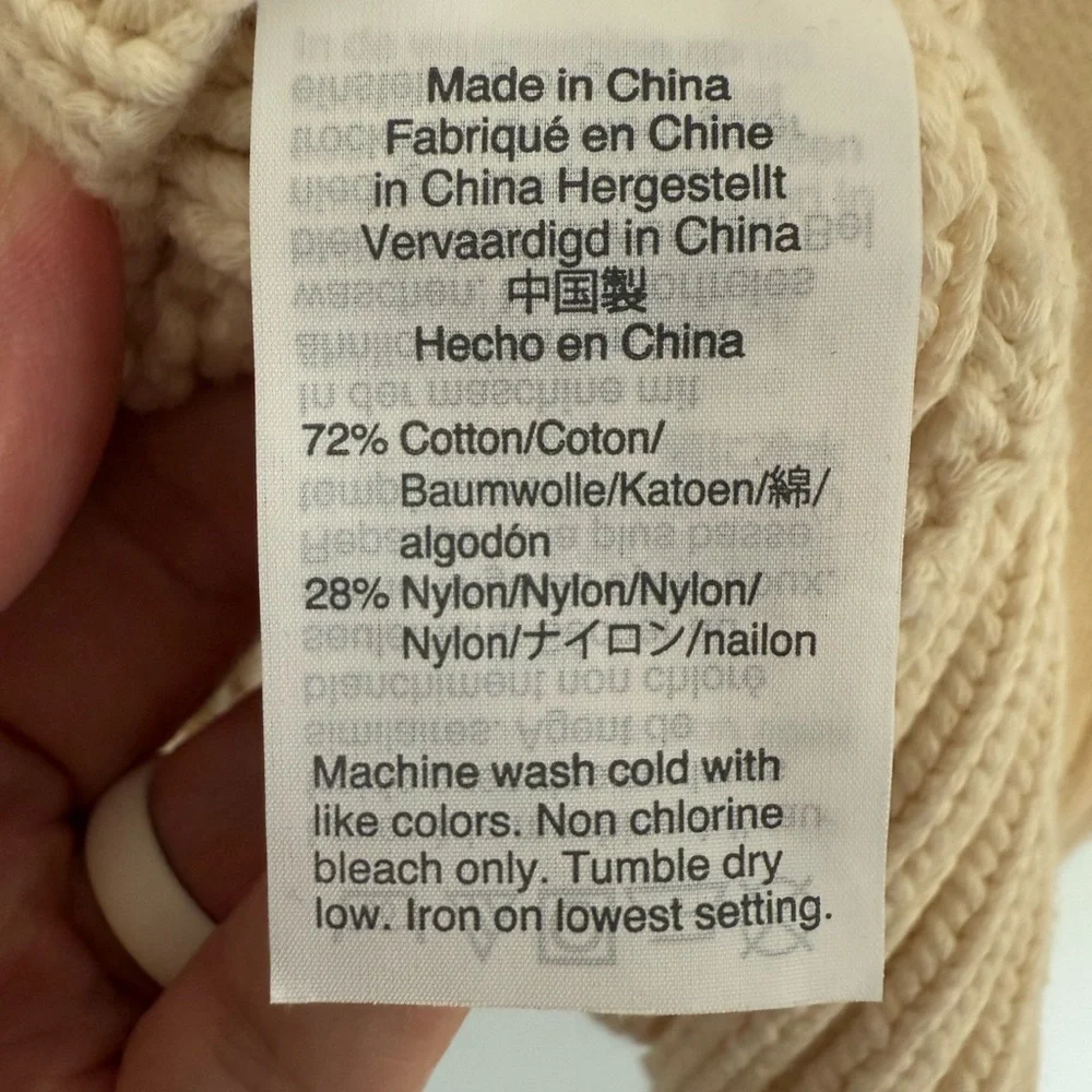 J. Crew Always Oarsman Sweater Womens Med RollNeck Knit Pullover J0437 - Picture 4 of 5